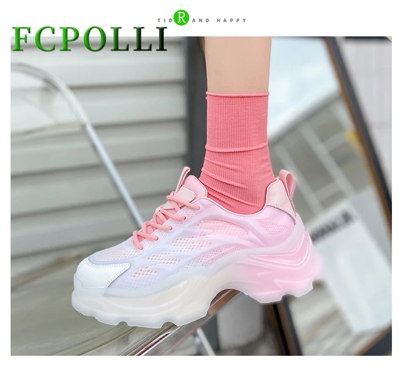 

2022 New Running Shoes Women Pink Female Walking Shoes Designer Ladies Jogging Shoe Good Quality Walking Sneakers Girls