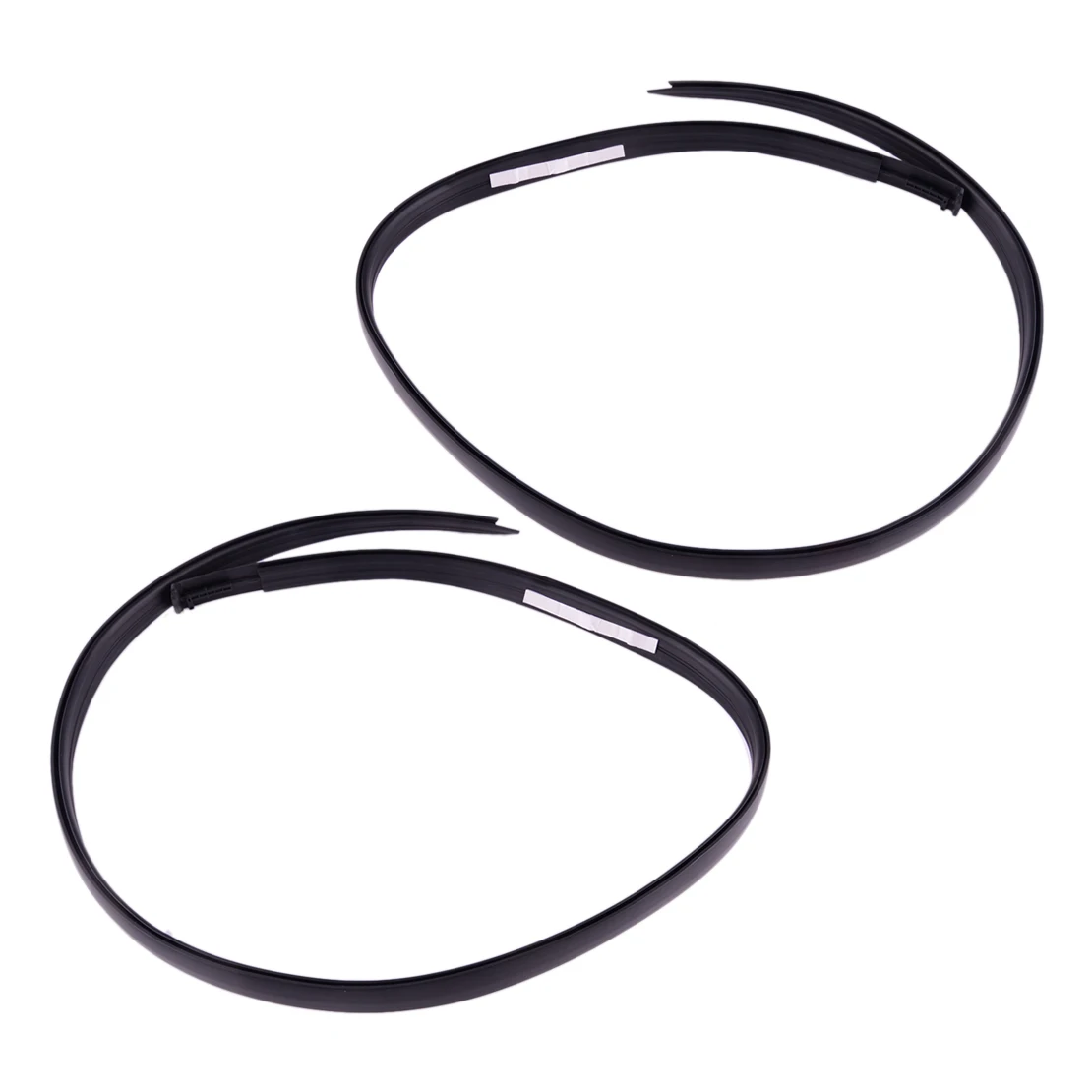 

75551-0C050 75552-0C050 1 Pair Car Left Right Roof Molding Weatherstrip Fit For Toyota Tundra Double Cab 2007-2020 Black Rubber