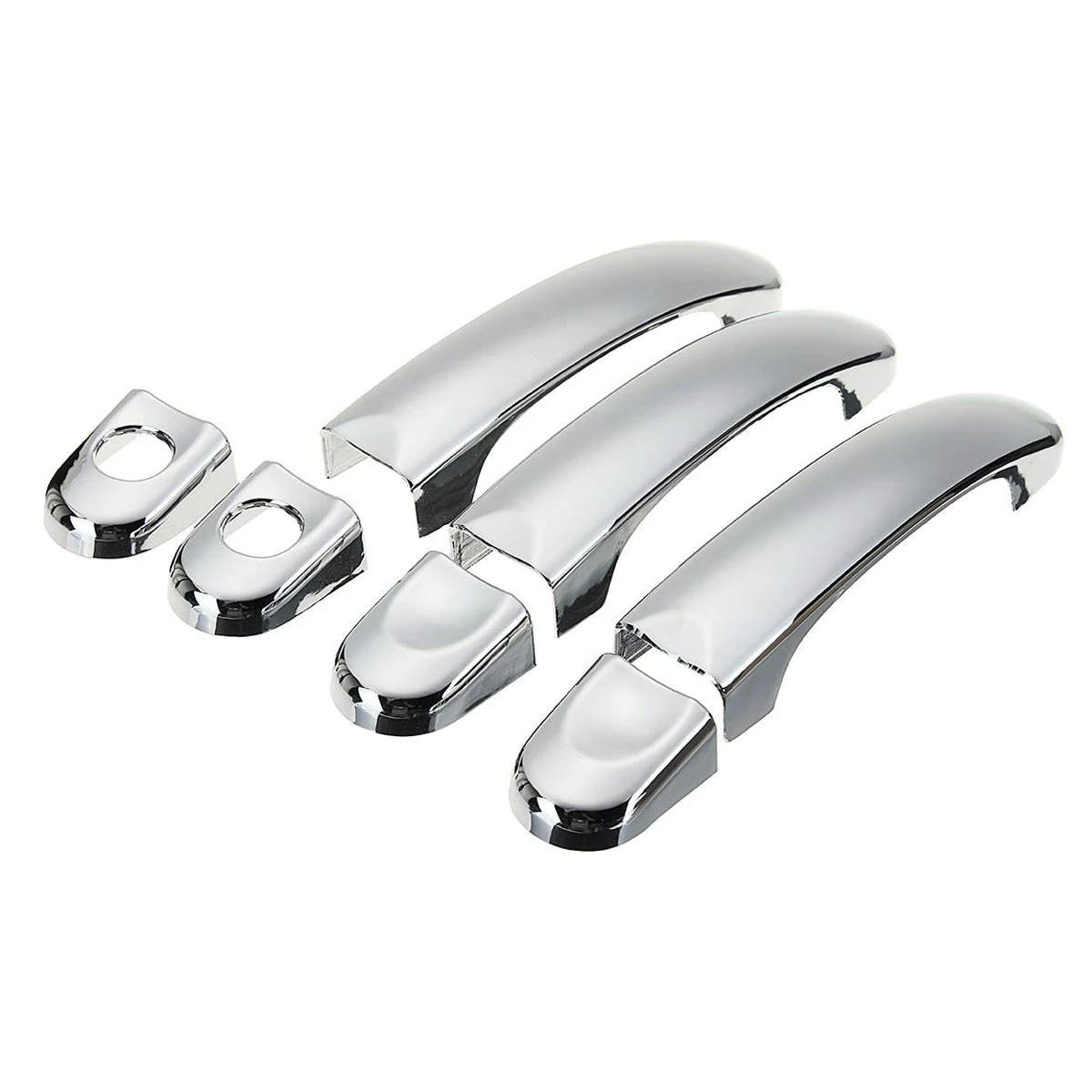 

7Pcs Set ABS Chrome Door Handle Covers Trim for TRANSPORTER T5 T6 CADDY VAN 2003-2015 Chrome
