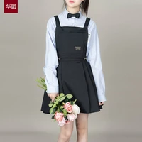 new korean fashion apron dress flower shop art manicure milk tea barista blouse bib custom apron aprons for woman