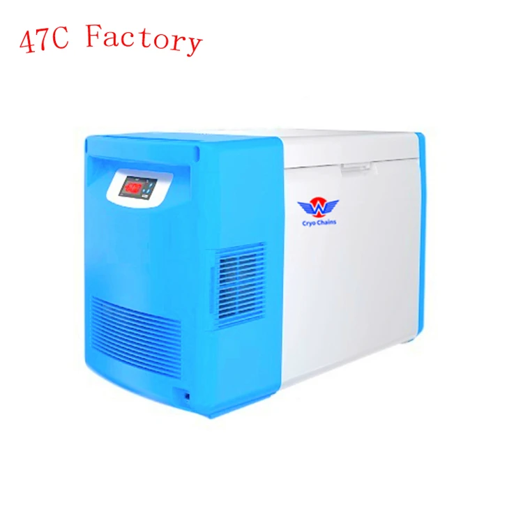 

Adjustable Temperature Fridge Portable Blood Freezer Medical Ultra Cold Freezer For Medical Vaccine Transportation
