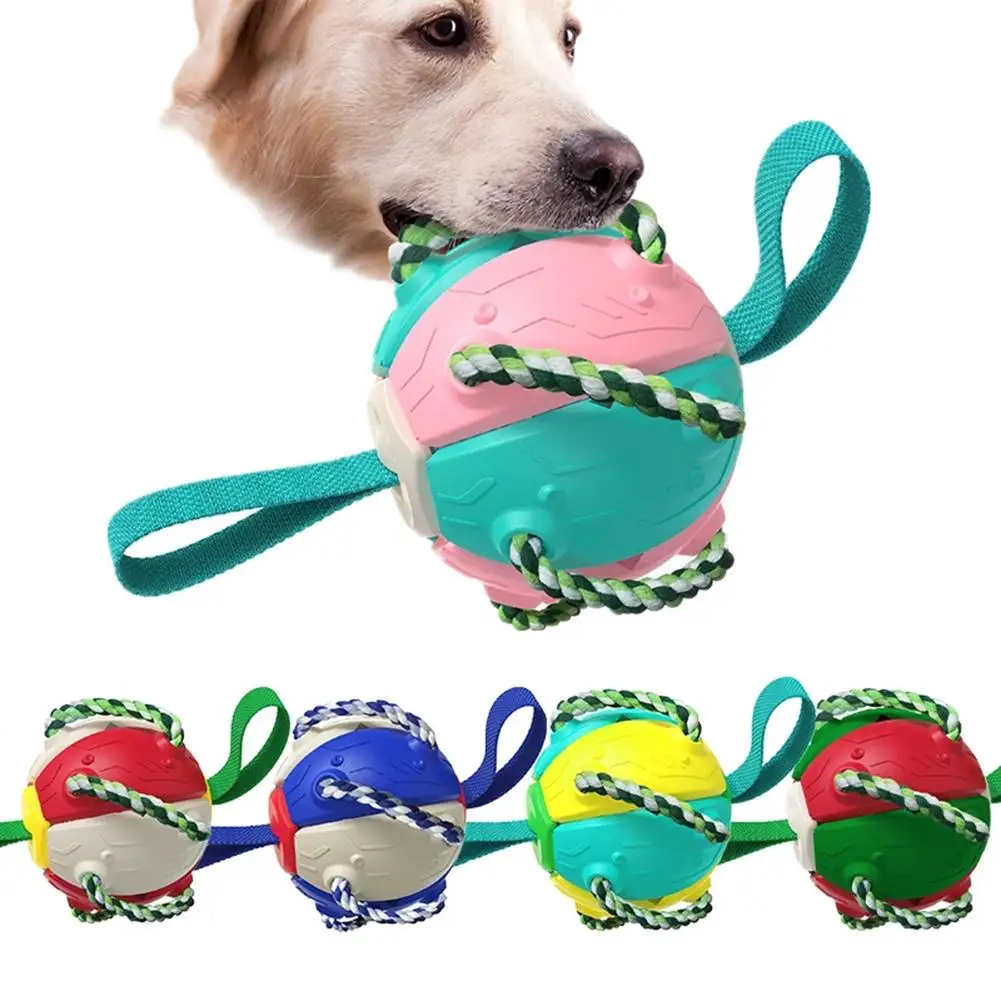 

Pet Dog Flying Saucer Ball Toy Multifunctional Outdoor Training Interactive Soccer Toys Pet Supplies