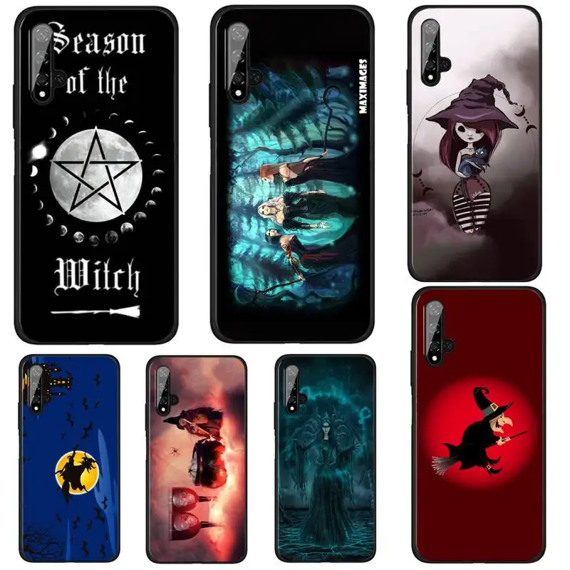 

Witch Christmas Phone Case For Huawei Honor Y 7 2019 6p 8s 20 30 Pro 9 S Psmart V30 Pro Honor8 9 10 Lite Simple