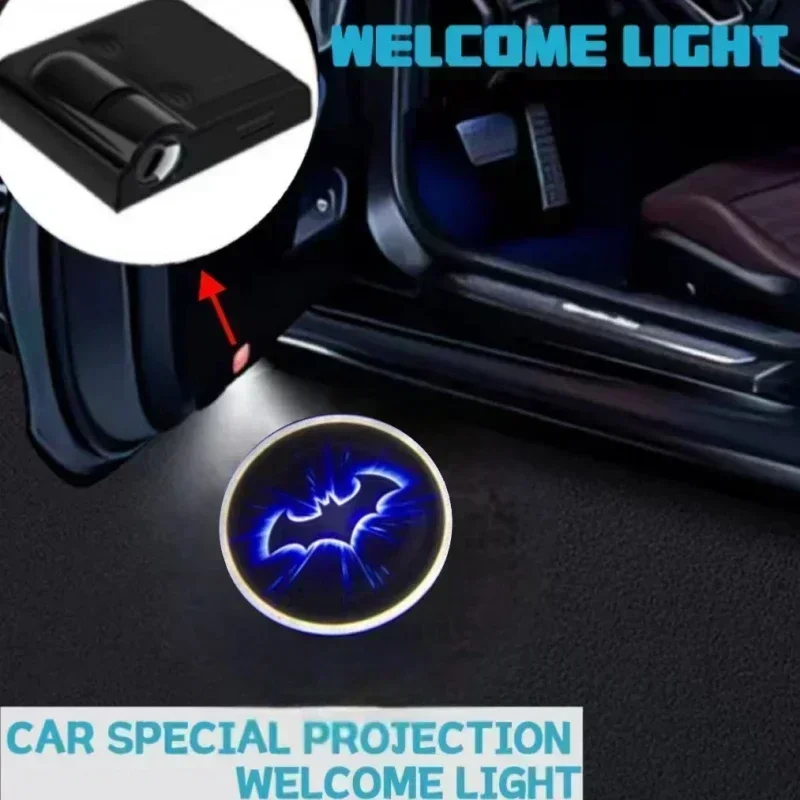 Стайлинг автомобиля светодиодное украшение для двери беспроводной