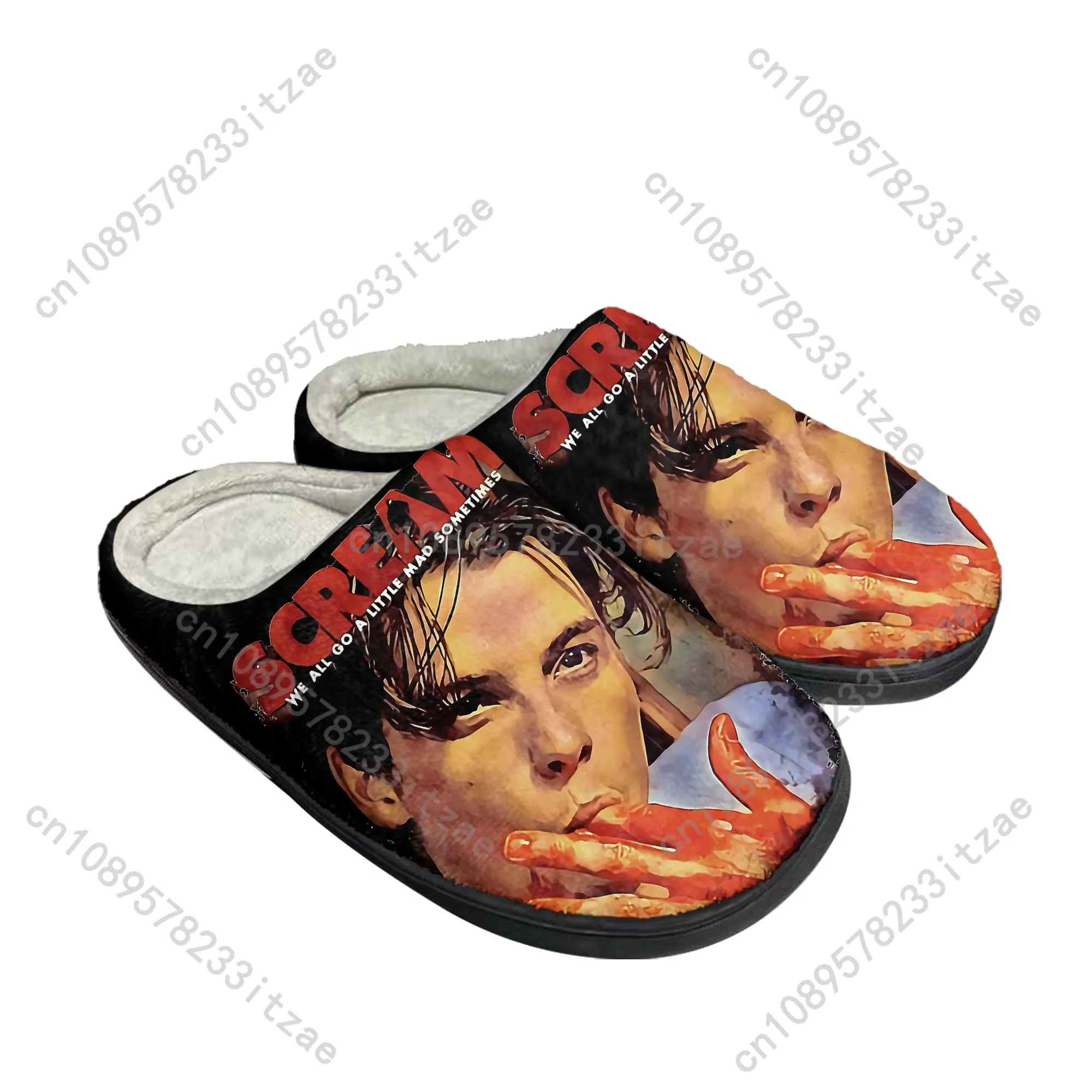 Кричащий фильм Билли Лумис Хэллоуин домашние хлопковые тапочки для мужчин и