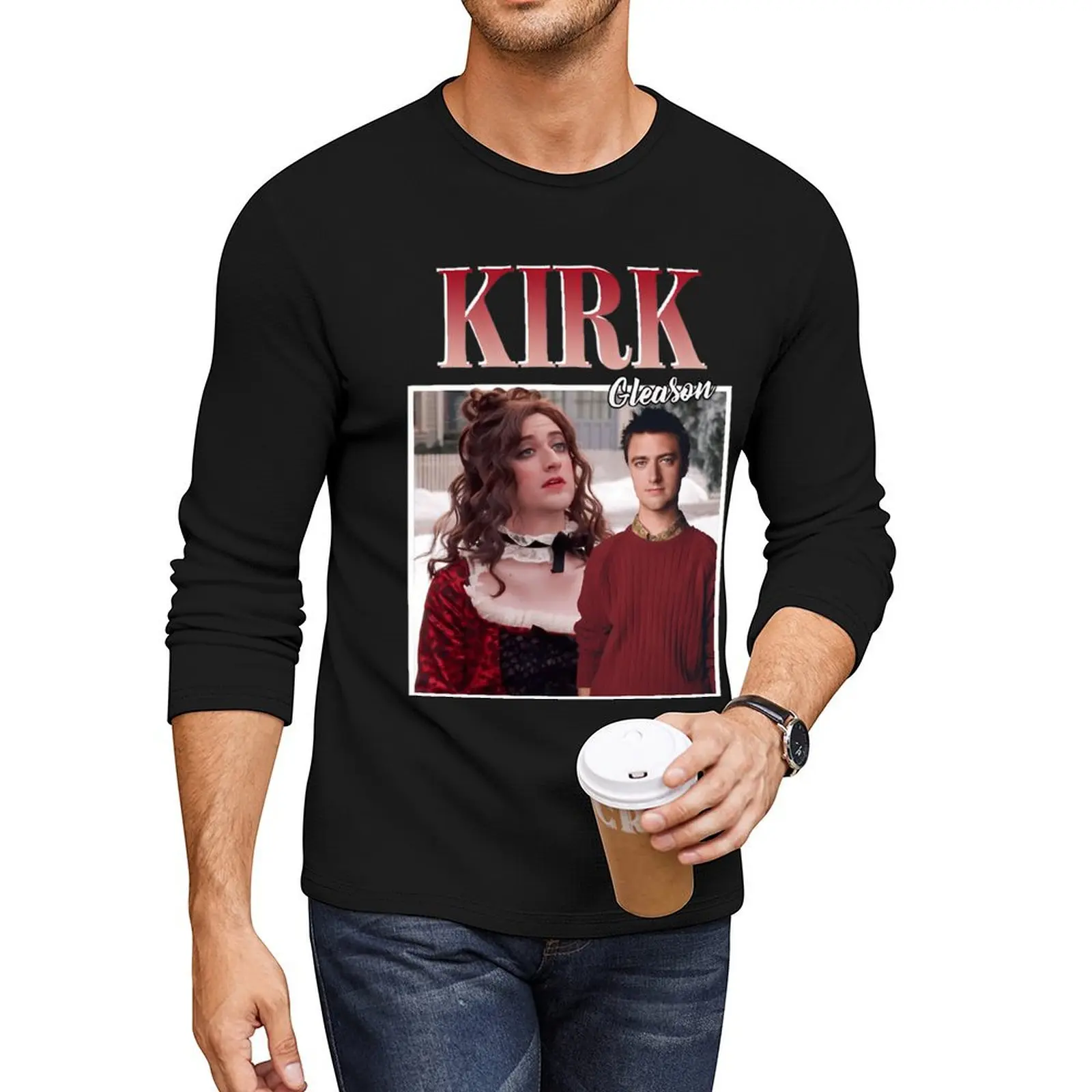 Винтажная длинная футболка из фильма Гилмор комедийная драма милая одежда