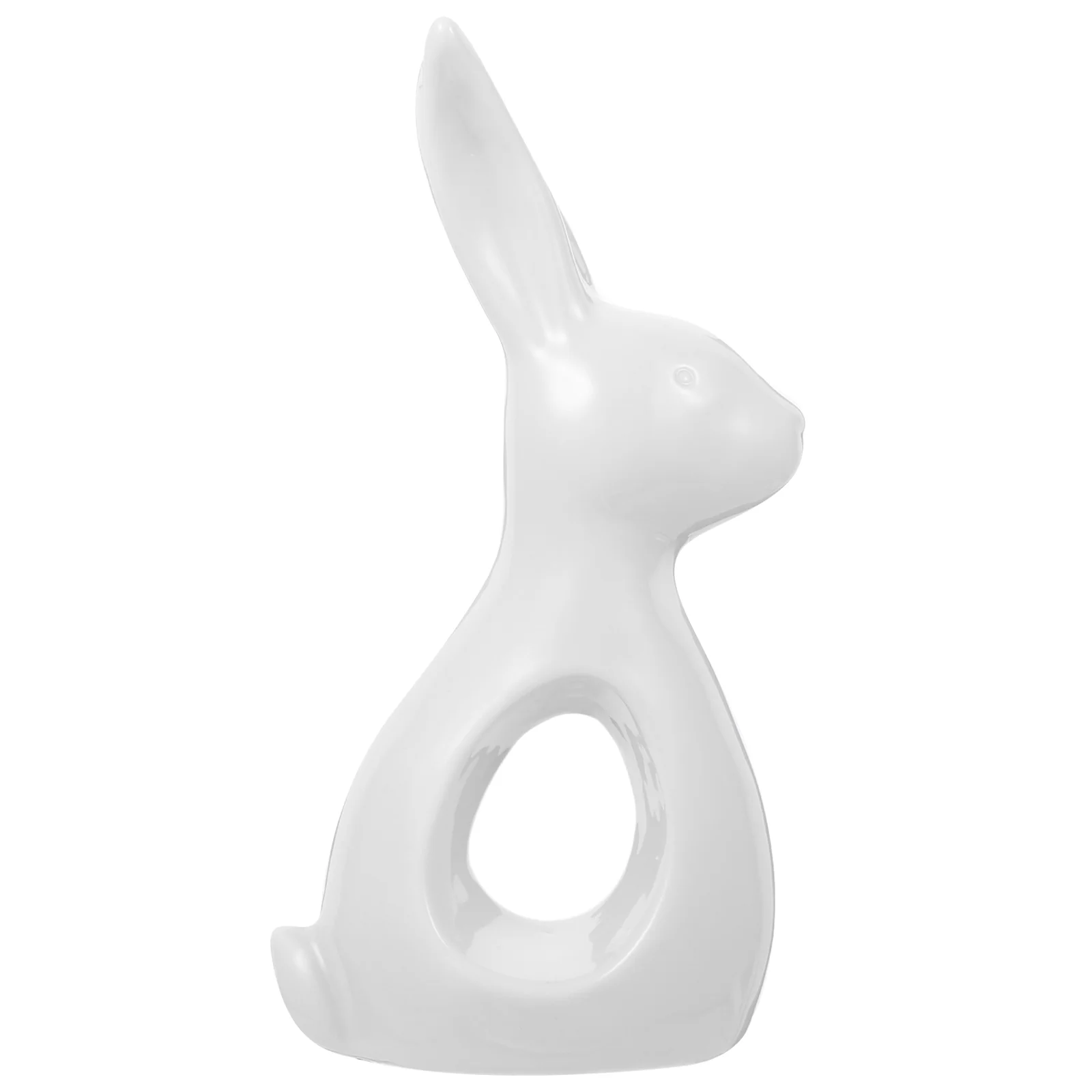 

Rabbit Bunny Figurine Statue Year Desktop Easter New Decoration Ceramic Decor Zodiac Chinese Luckygarden Fortune Figurines