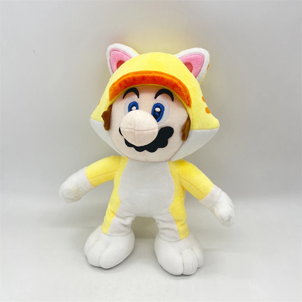 

The Super Mario Bros. Movie Cat Mario Plush Toys Stuffed Animal Doll Kids Boys Girls Christmas Gifts 25cm