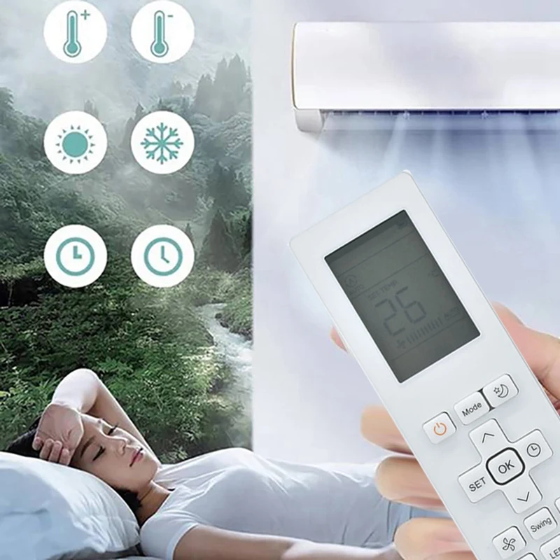 

Пульт дистанционного управления для кондиционера RG10B (G)/BGEF для кондиционера Midea RG10B (K1)/BGEFU1