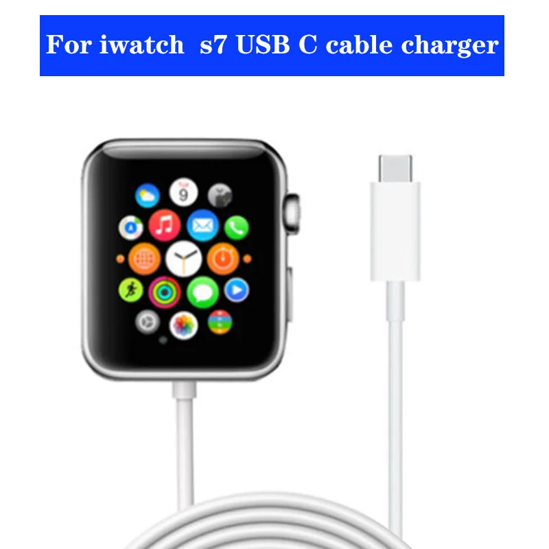

Portable Wireless Charger for IWatch s7 7 Magnetic Charging Dock Station USB Type C Charger Cable for Apple Watch s7 Smart Watch