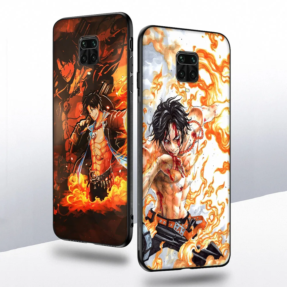 Фото Чехол One Piece Ace для OPPO A1 A16 A15 A17k A3 A17 A1K A12s A16k A3s A12e A15S A3X A16S A18 A12 Pro 5G, черный №1