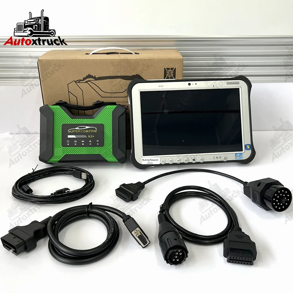 

Полная конфигурация супер ICOM PRO N3 Поддержка кода USB 3,0 OBD2 сканер Супер диагностический инструмент с планшетом