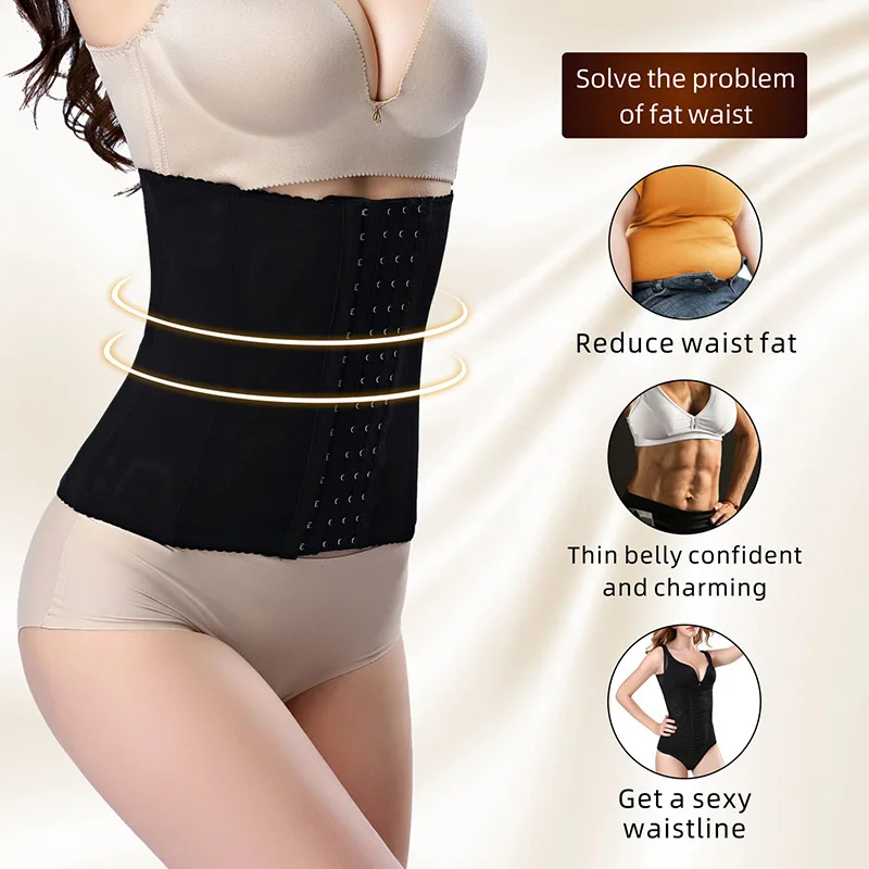 

S-4XL Sexy Waist Trainer Elegant Body Shapers Women Corset Top Summer Ladies Slimming Belt For Party Dress Wedding Tummy Shaper