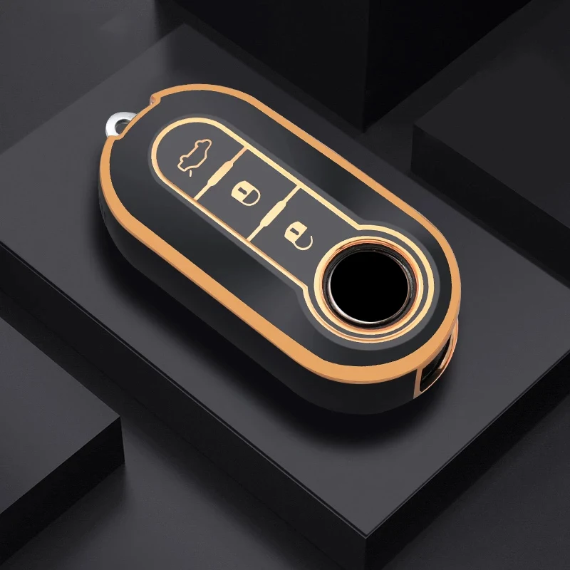 

TPU Car Folding Key Case Cover Shell Fob For FIAT 500 Ducato panda Punto 500L lancia musa For Citroen jumper For Peugeot Boxer