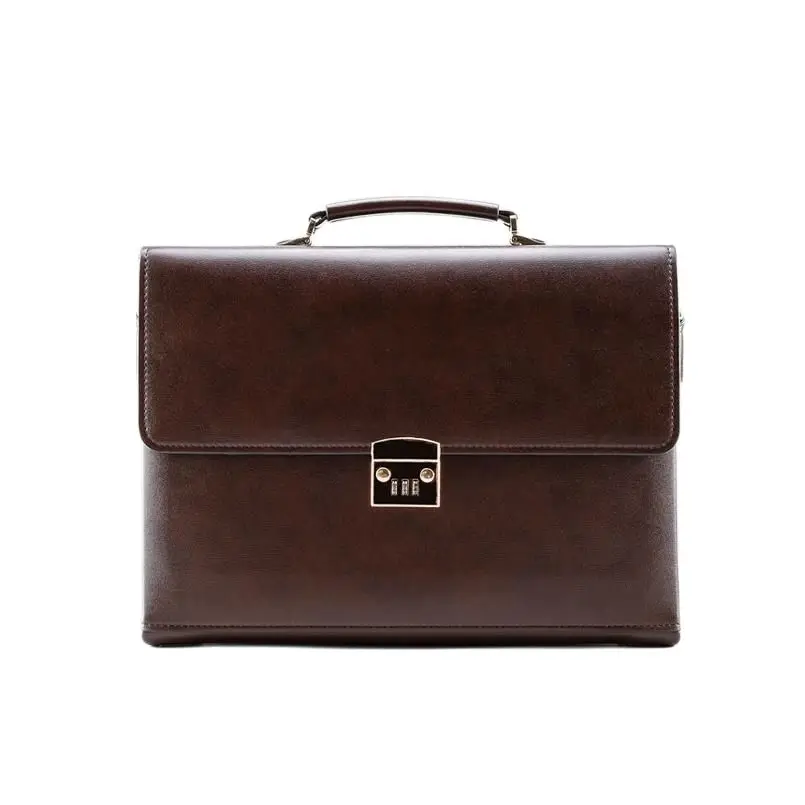 

Anti theft Combination Lock Men's Crossbody Bag Men's Handbags Briefcase Handmade Men's Shoulder Bag Casual Laptop bag