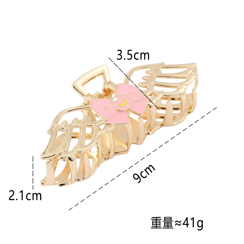 Женская шпилька для волос с зажимом в виде акулы