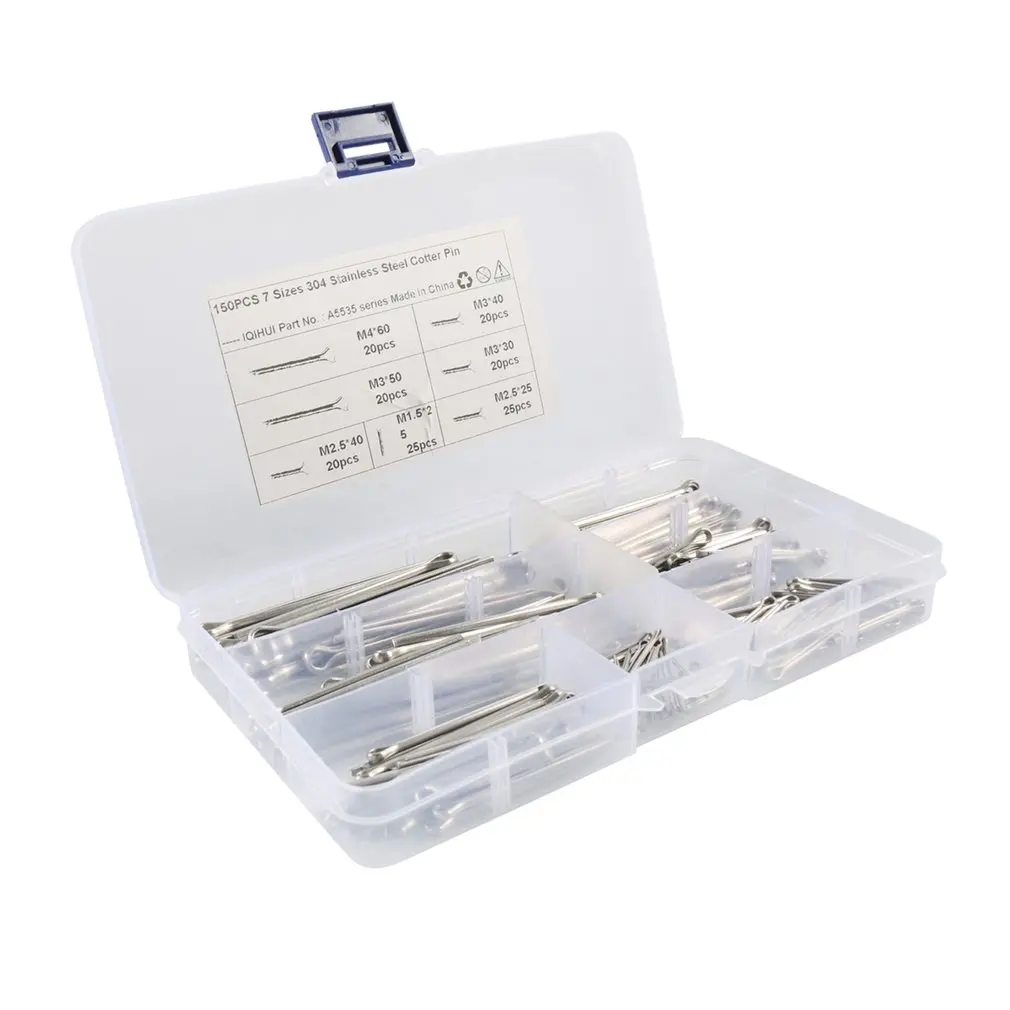 

64 шт., штифты с отверстием для отверстия, из нержавеющей стали 304