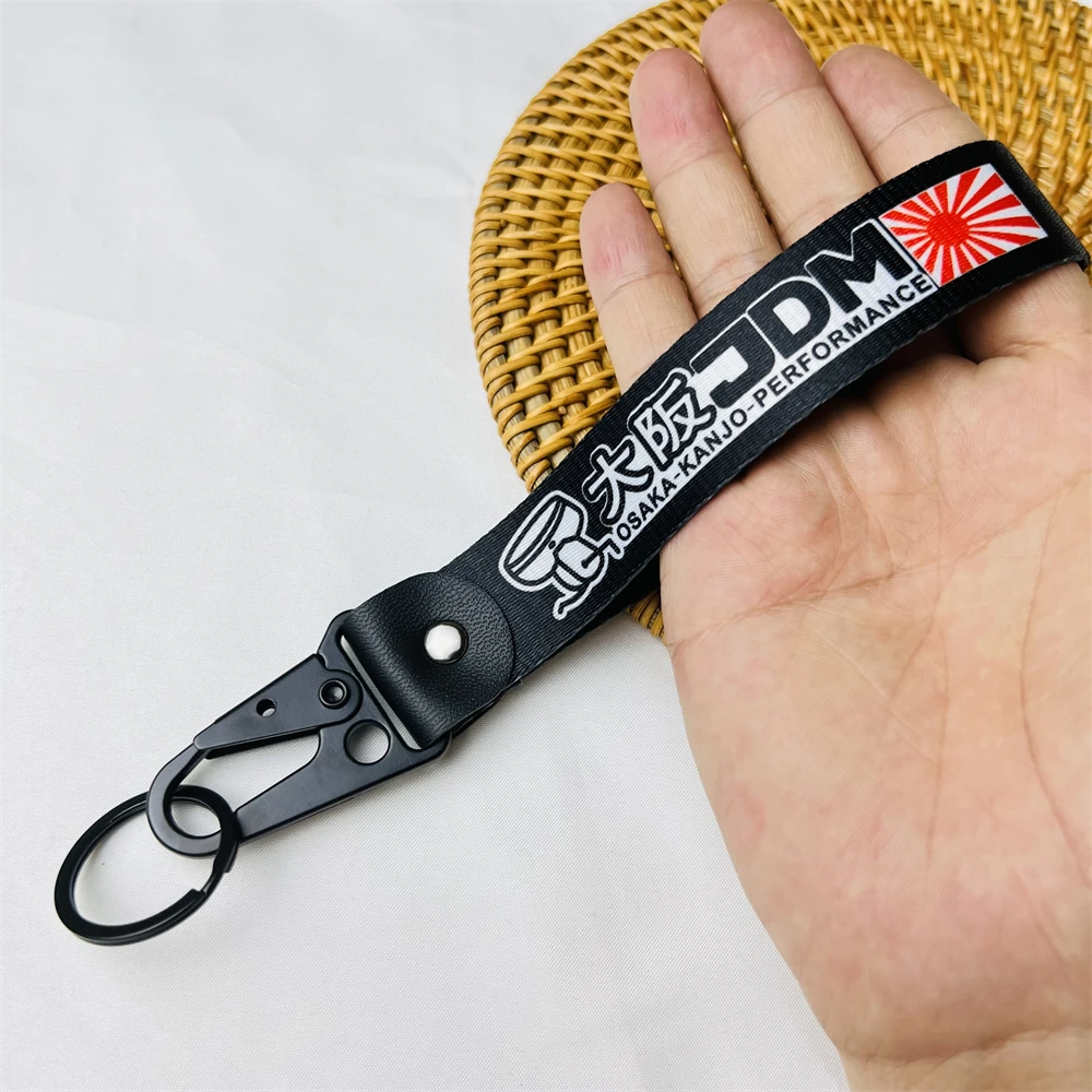 Автомобильный брелок с эмблемой Osaka JDM нейлоновый ремешок для Mitsubishi Honda Mazda Nissan Toyota