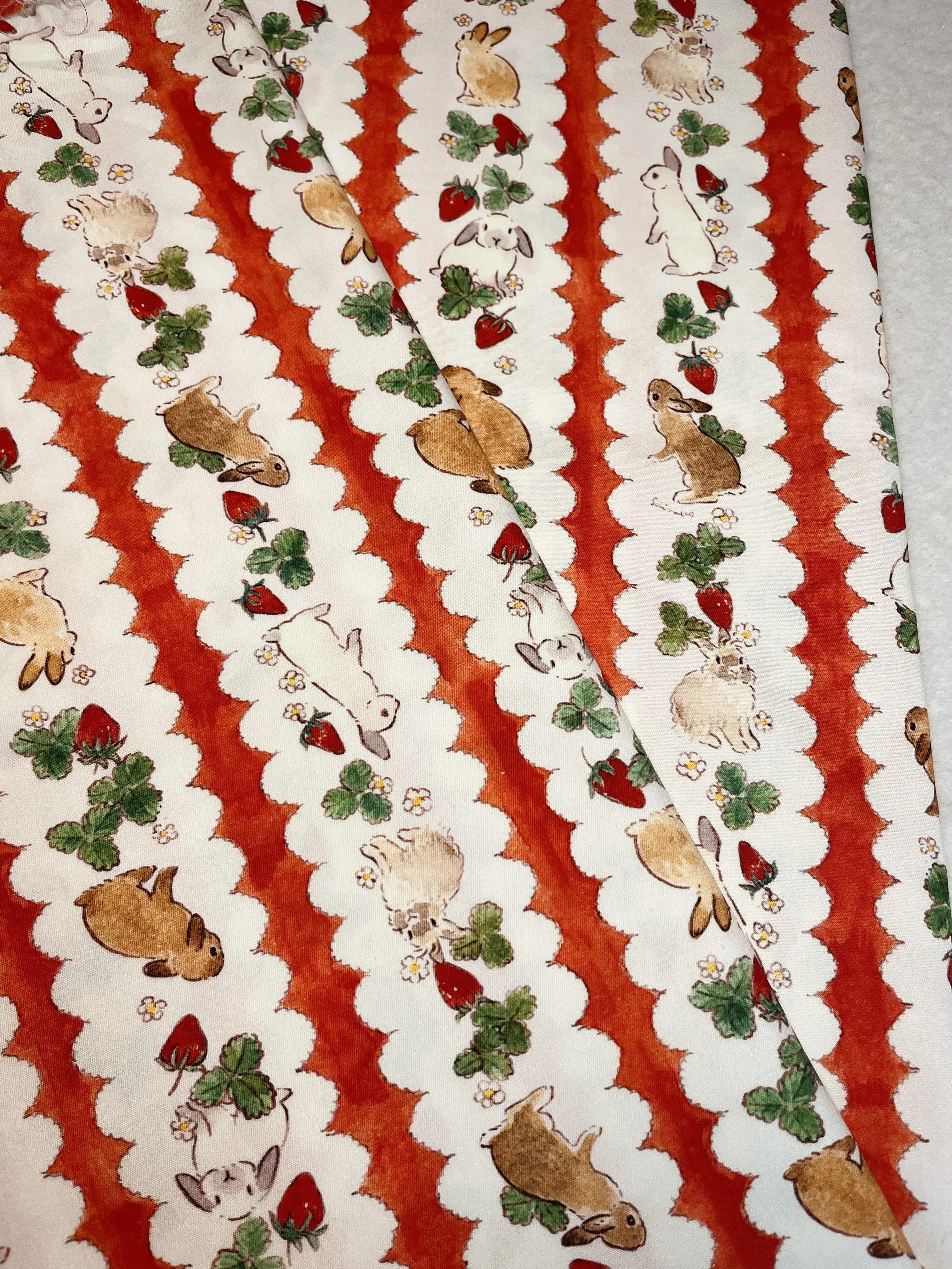 145x50 см цифровая винтажная печать кролик хлопчатобумажная ткань изготовление