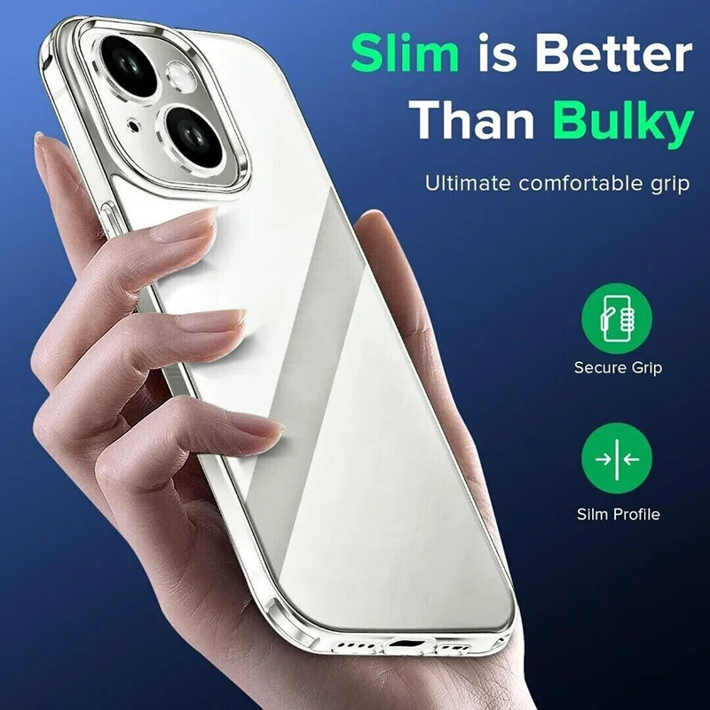 Прозрачный Силиконовый Мягкий Чехол Для iPhone 15/14/12/11/13 Pro Max 13 Mini X XS 8 7 14 Plus SE