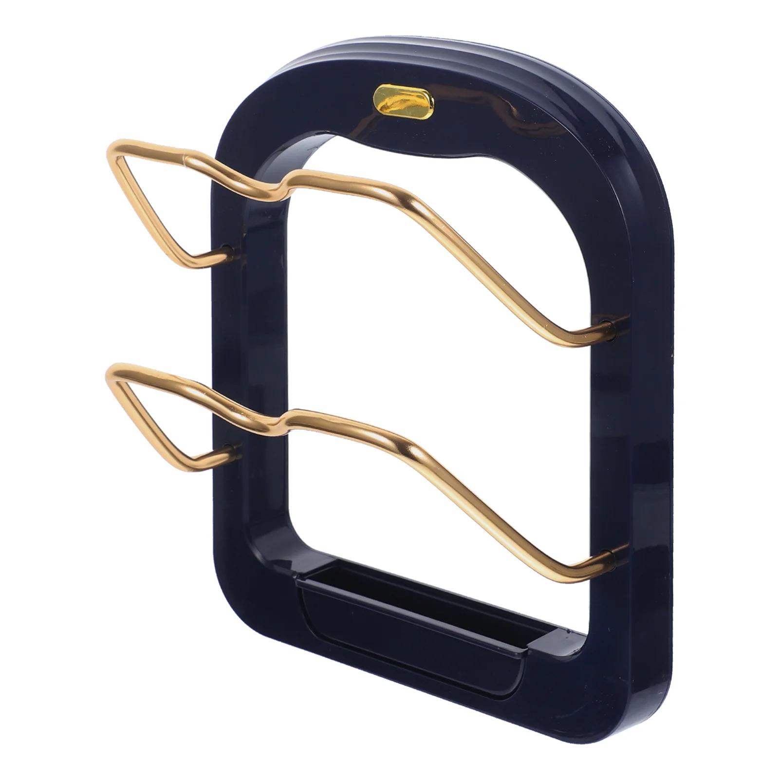 

Lid Pot Rack Holder Cover Organizer Pan Home Kitchen Restaurant Cookware Decorative Punch Free Resistant Wear Household Reusable