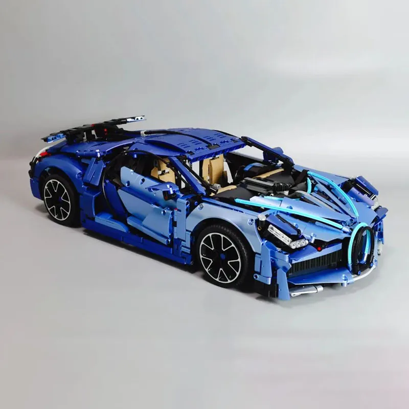 

T5004 Electroplate High Tech Super Car Model Brick MOC Technology Series City Racing Small Particle Assembly Toys Block Boy Gift