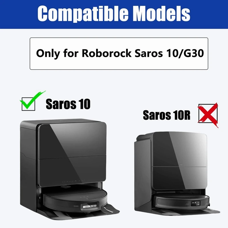 Фото Сменный кронштейн для швабры для робота-пылесоса Saros 10 / G30 / S9 MaxV Ultra - EFT №2