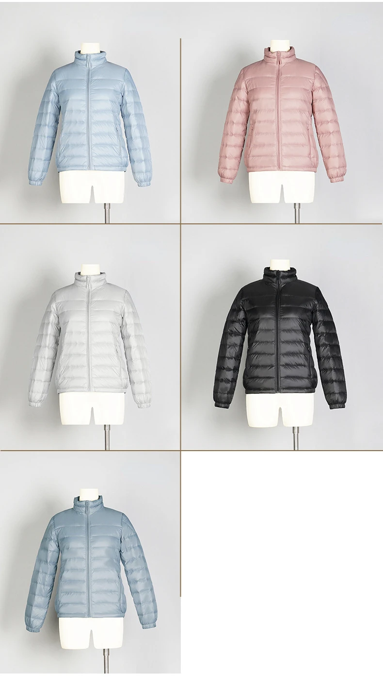 Women's Winter Simple Temperament Warm Comfortable Coat New Cotton Jacket Slim Winter Puffy Jacket Portable Coat