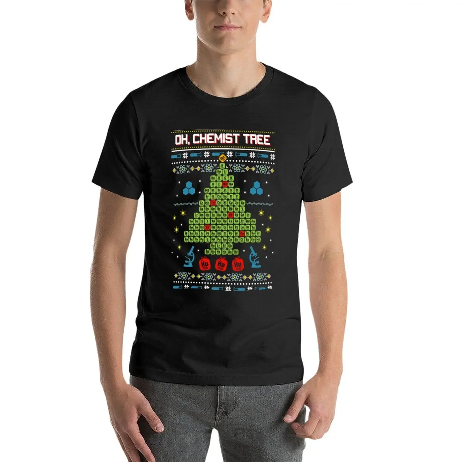 Oh Chemist Tree Ugly Christmas Sweatshirt футболка для мальчиков белые заготовки больших размеров
