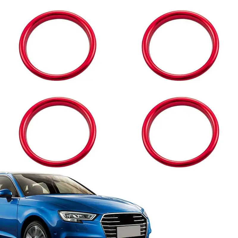 

4PCS For Car A3 8V S3 RS3 2014-2019 Air Center Console Vent Escape Trim Inmost Ring Shield Sportback Sedan Internal Attachment