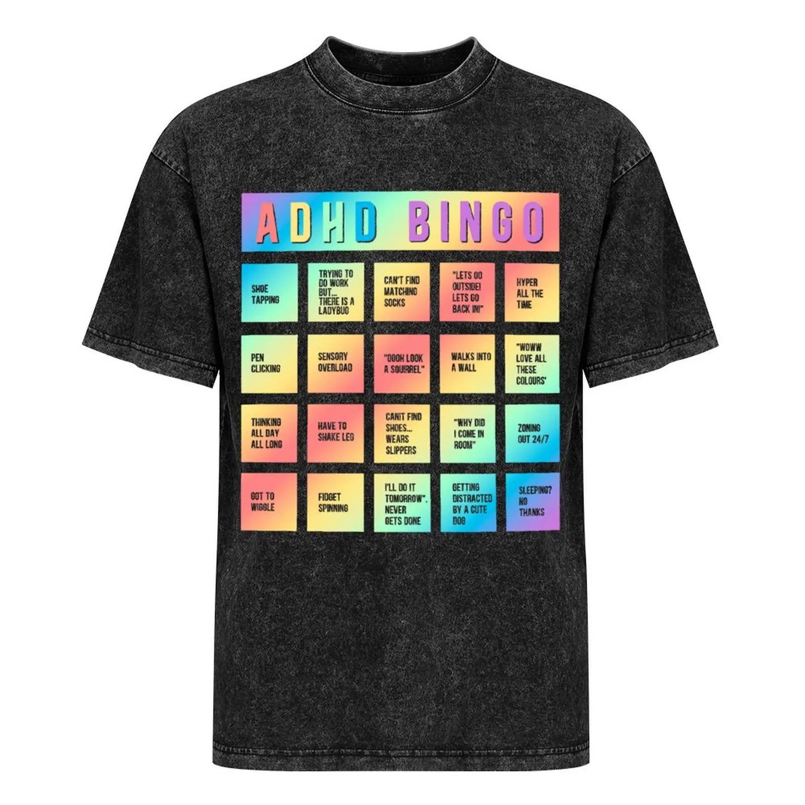 Футболка с надписью Бинго аутизм День психического здоровья футболки на заказ