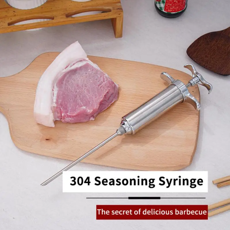 

Versatile Cooking Tool Barbecue Tool Durable Stainless Steel Construction Christmas Turkey Injector Flavorful Results Seasoning