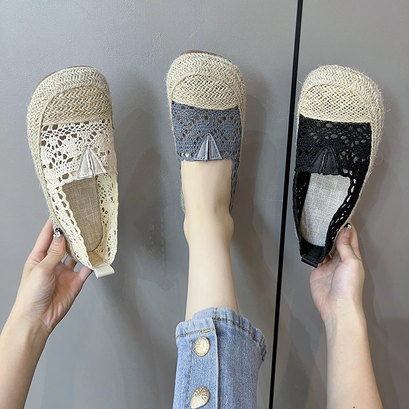 Женские элегантные туфли-лодочки низкие Туфли без каблуков женские лоферы