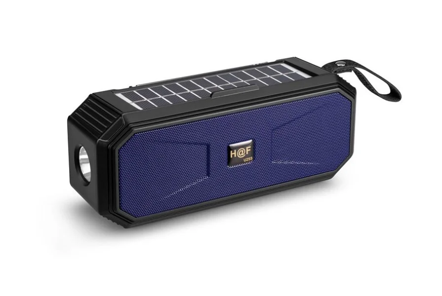 

Solar Wireless Bluetooth Speaker Stereo Audio 5.1,FM Radio,TWS, Emergent Torch Light, Outdoor & Indoor Player