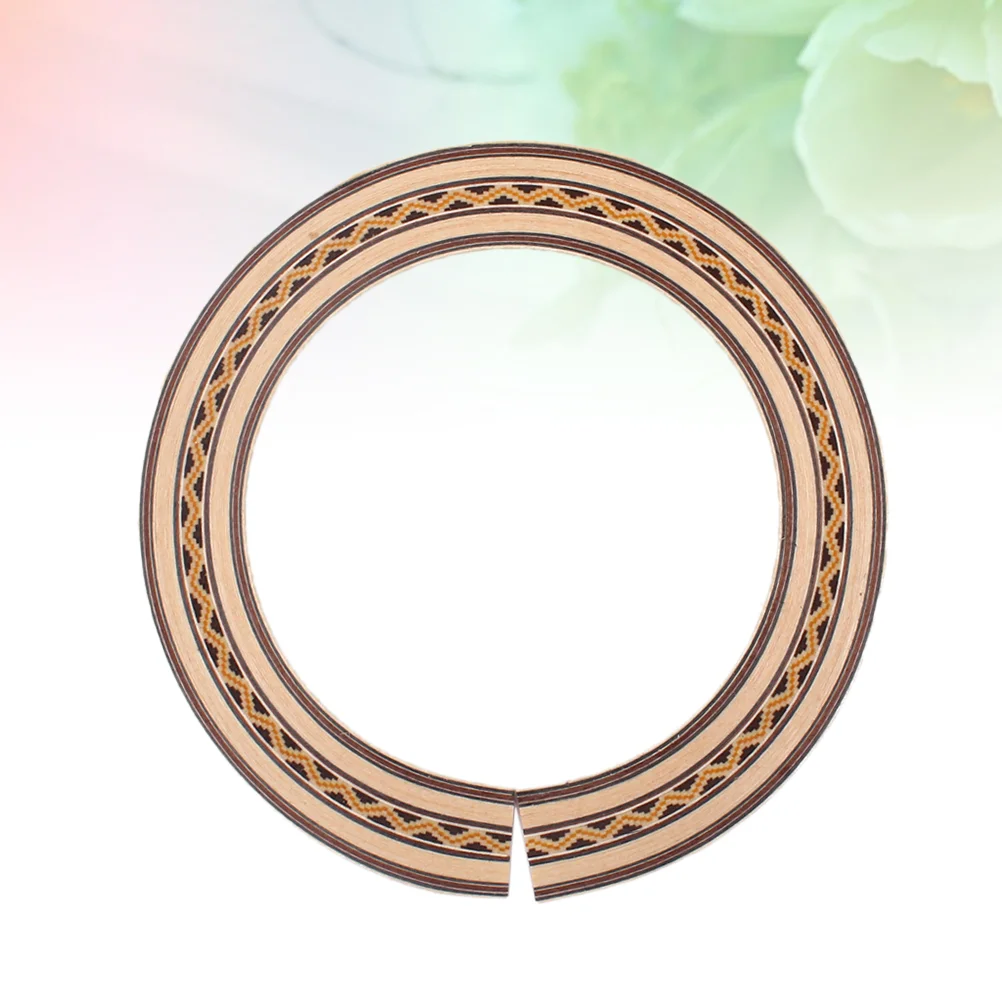 

Guitar Rosette Decal Sticker Accessories Sound Hole Soundhole Circle Wood Decals Inlay