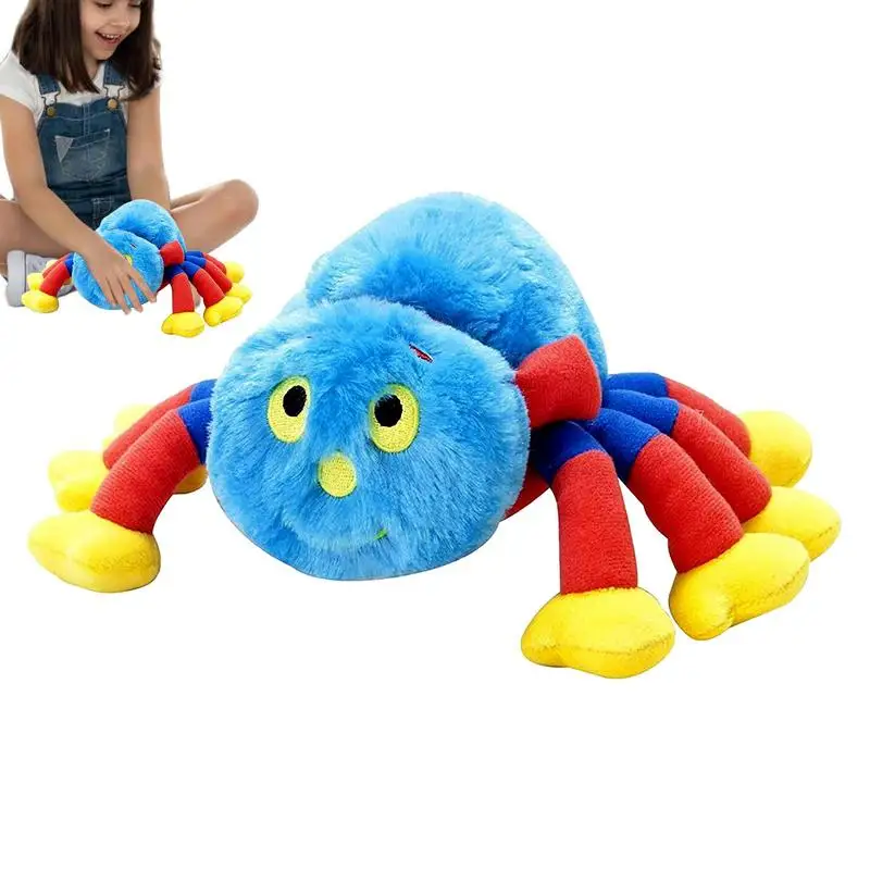

Huggable паук Мягкие животные плюшевые игрушки подарки для детей шерсть и Tig паук шерсть 24 см/40 см мягкие плюшевые куклы мягкие животные