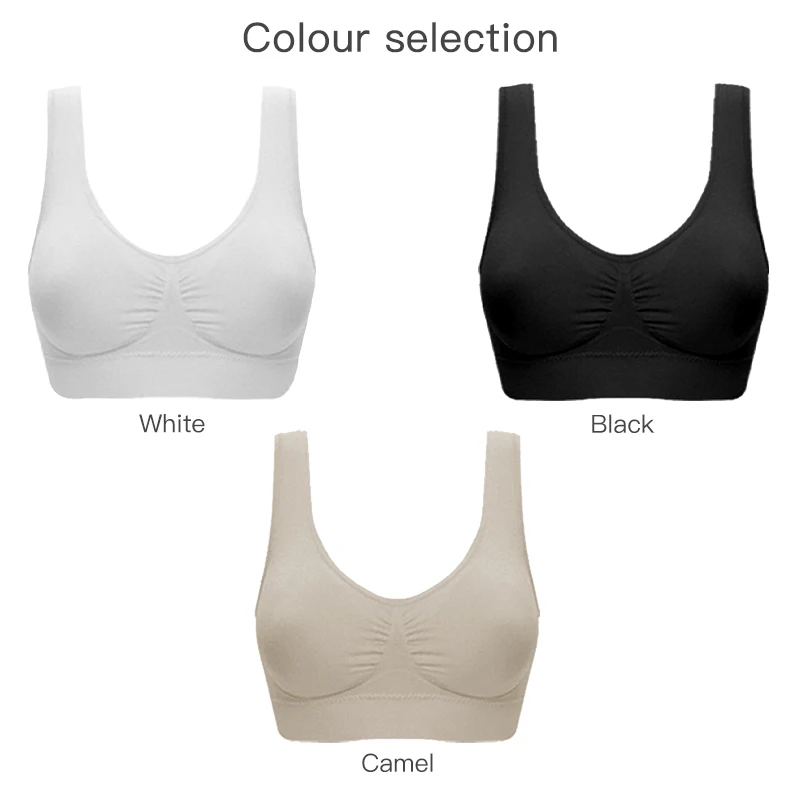 Women Bra Yoga Sports Underwear Push Up Outdoor Running Fitness Breathable Comfortable Bralette Vest Top |