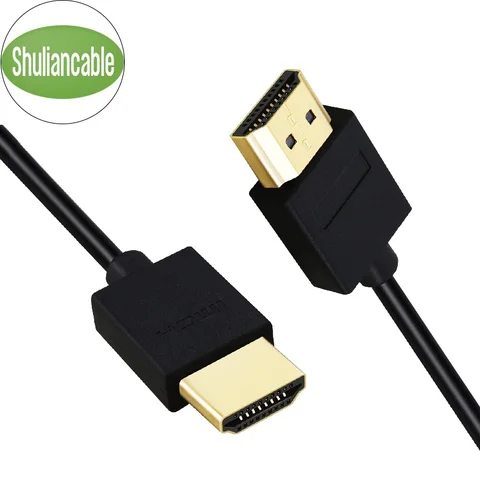 Shuliancable HDMI высокоскоростной штекер-штекер 2,0 1080P 3D для Apple TV xbox компьютера 1 М 1,5 м 2 м 3 м 5 м 7,5 м 10 м
