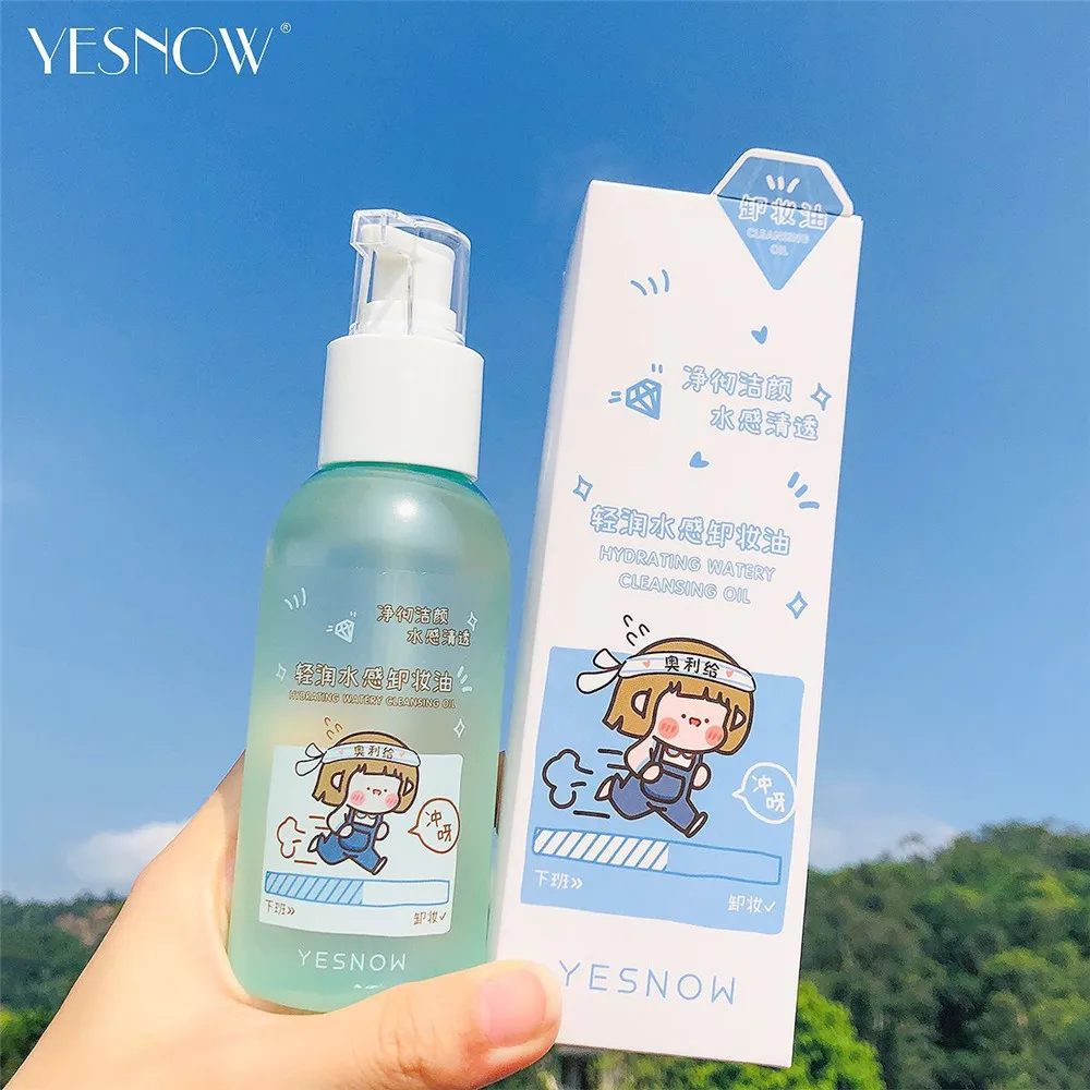 

Hydrating Watery Makeup Remover Oil Cleansing Oils Mild Effective Facial Cleanser Fresh Comfortable Without Hurting Skin 150ml