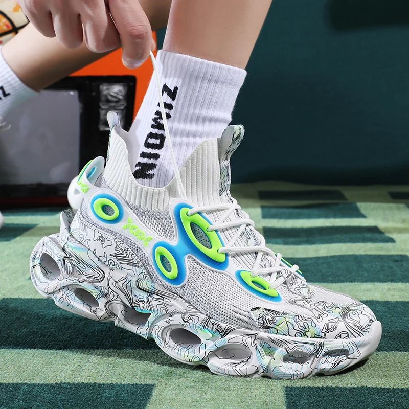 Легкие мужские беговые кроссовки модная мужская спортивная обувь для бега