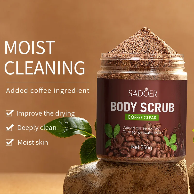 

200g Coffee Scrub Body Scrub Exfoliators Cream Facial Dead Sea Salt For Whitening Moisturizing Anti Cellulite Treatment Acne
