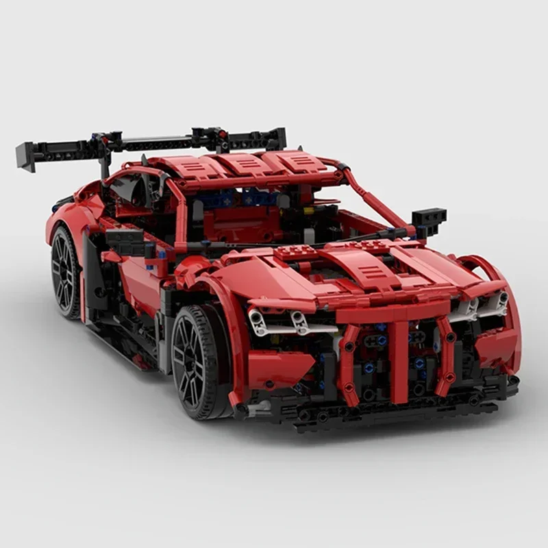 Модель городского автомобиля Moc конструктор скоростной Чемпион M4 GT3 модульные