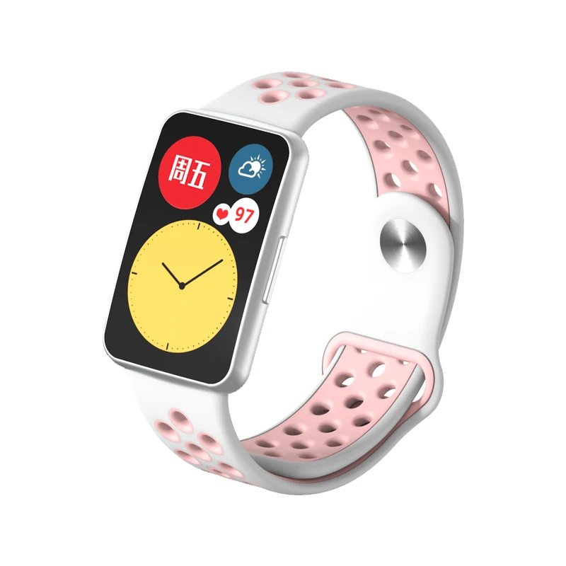 Strap for Huawei Watch Fit Band For Huawei Smart Watch Fit Strap Silicone Watch Accessories for Huawei Fit Wrist Band