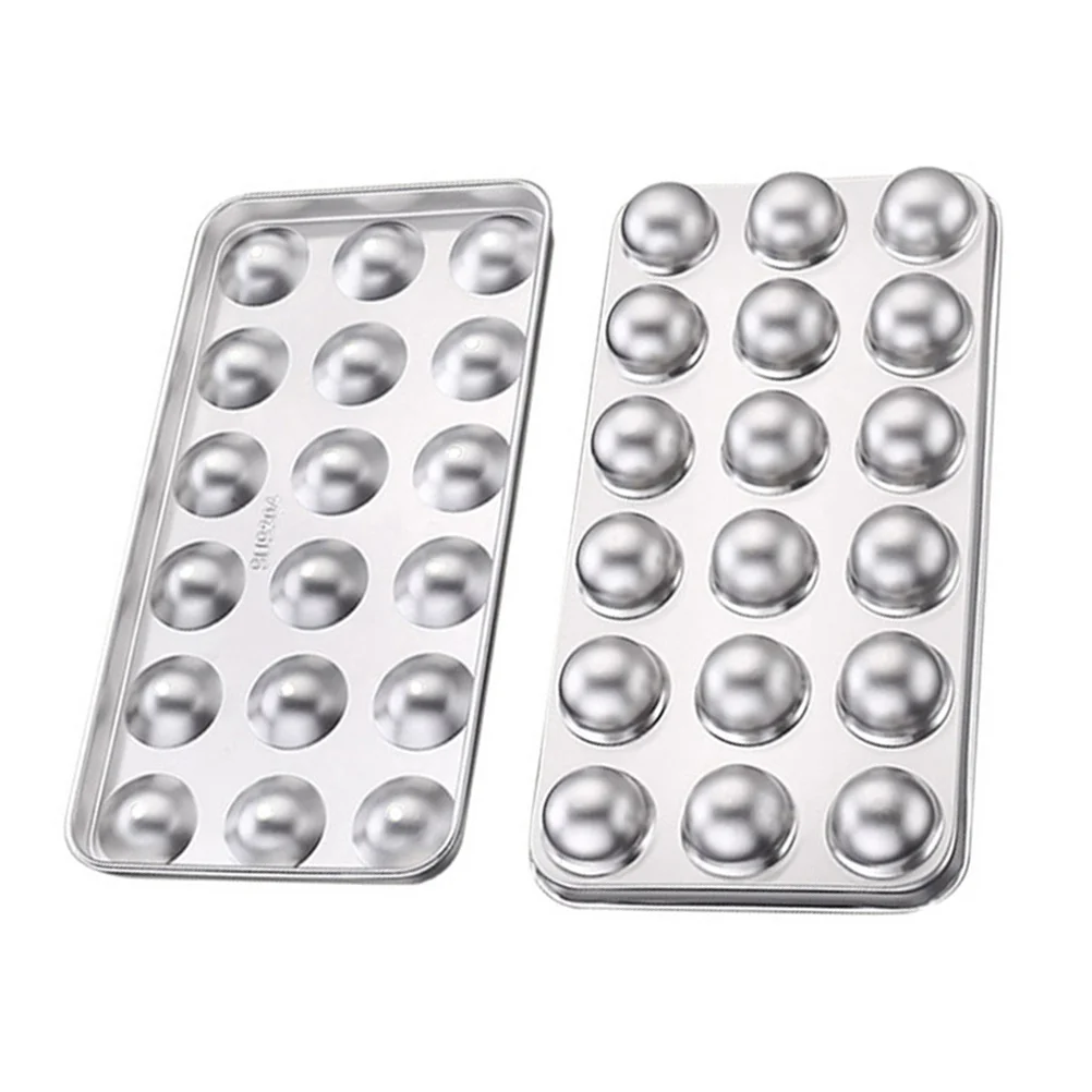 

Ice Hockey Mold Stainless Steel Cube Tray Making Balls Shaped Creative Round DIY Silicone Muffin Molds