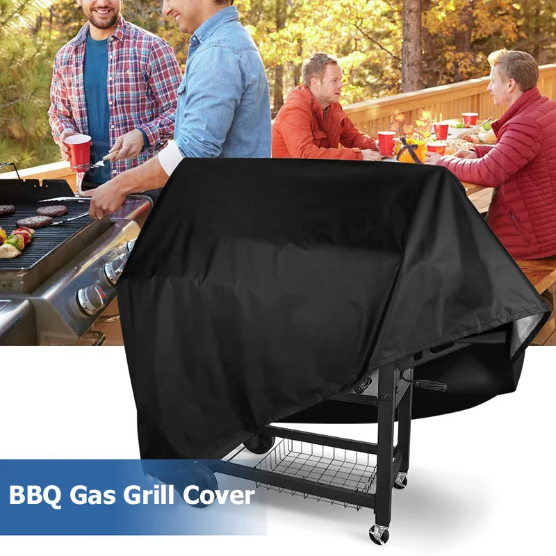 

5 Size BBQ Grill Barbeque Cover Anti-Dust Waterproof Weber Heavy Duty Charbroil BBQ Cover Outdoor Rain Protective Barbecue Cover