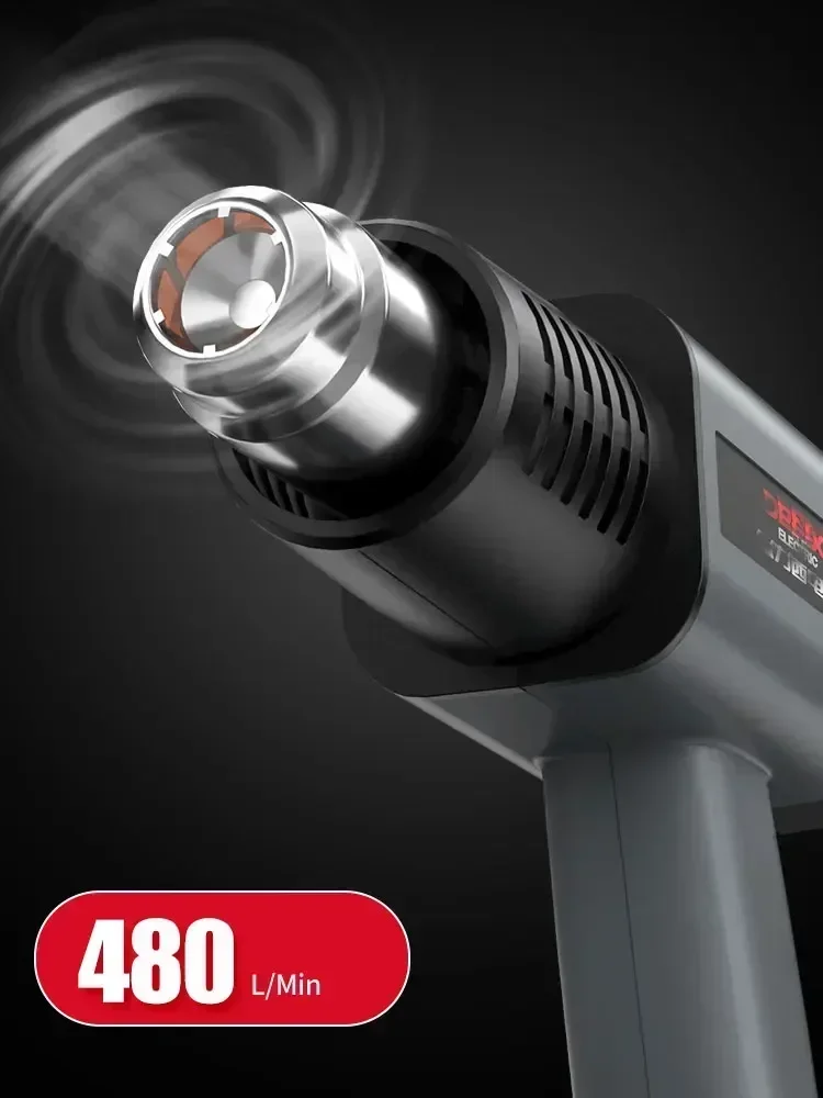 Электрический фен портативный черный