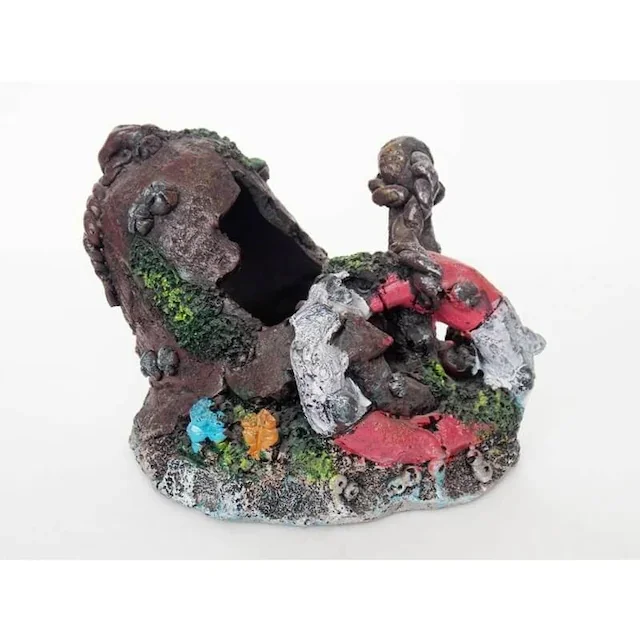 

King Aquarium Decor Sunken Bell 15.5x12x11cm 110402049