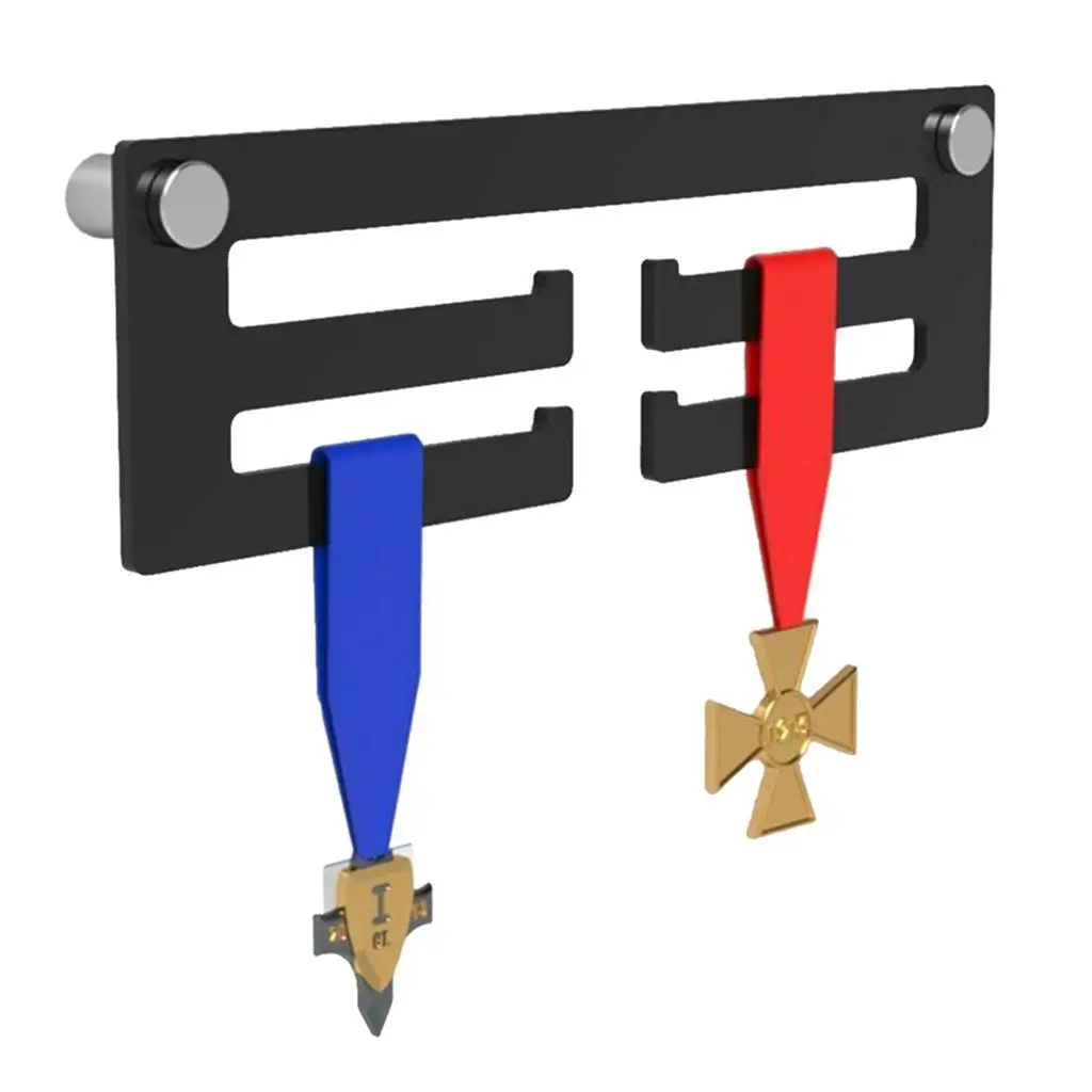 

Medals Hanger Holder Display Rack 3 Tier 30x10cm Holds Many Medals