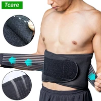 tcare sports gym back support adjustable back brace lumbar support belt with breathable dual straps gym lower back pain relief