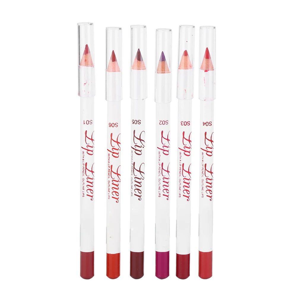 

NAGETA 6 Colors Matte Long Lasting Waterproof Lipstick Lip Liner Pen Makeup